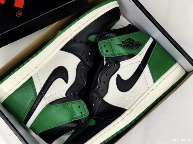 Kicktheory Green Pine NRG Jordan High 555088-302 1 Air OG Sail-Black 0727